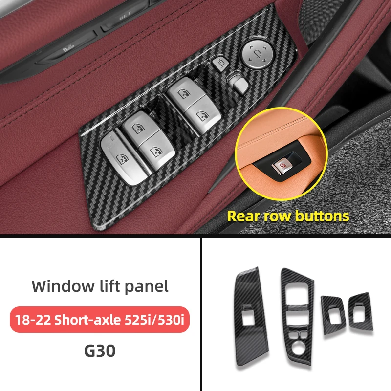 

LHD Car Window Lift Switch Panel for BMW G30 G20 X5 G05 Door Cover Trim Accessories Interior X3 G01 X4 G02 ix3 F30 X1 F48