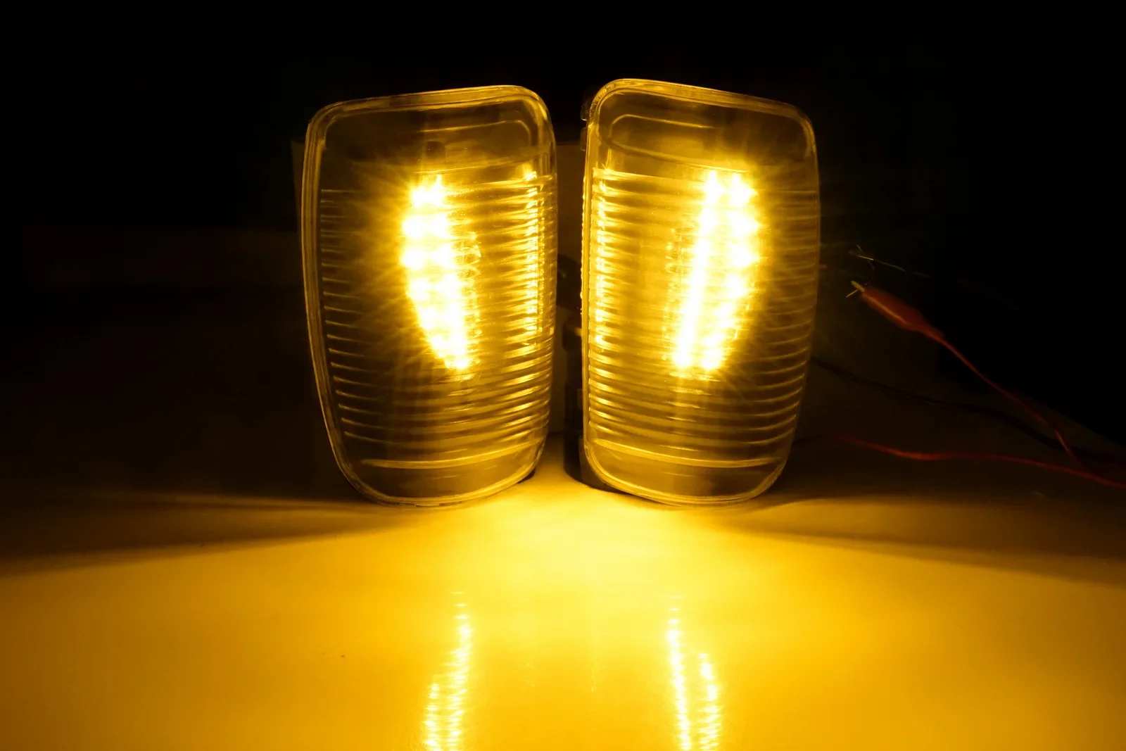 Segnale Girata Luce Copertura Gialla Specchietto Retrovisore Indicatore Di Direzione Indicatore Luminoso Lente Senza Lampadine Per Ford Per Transit MK8 2015-2020 Indicatore Direzione Auto ( Size : Sig
