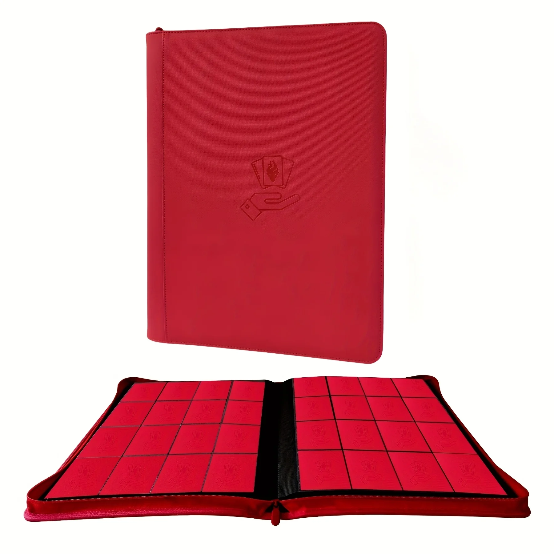 1000 card pokemon binder Jumbo 16-Pocket Card Binder – Holds 1000+ Cards main image 1