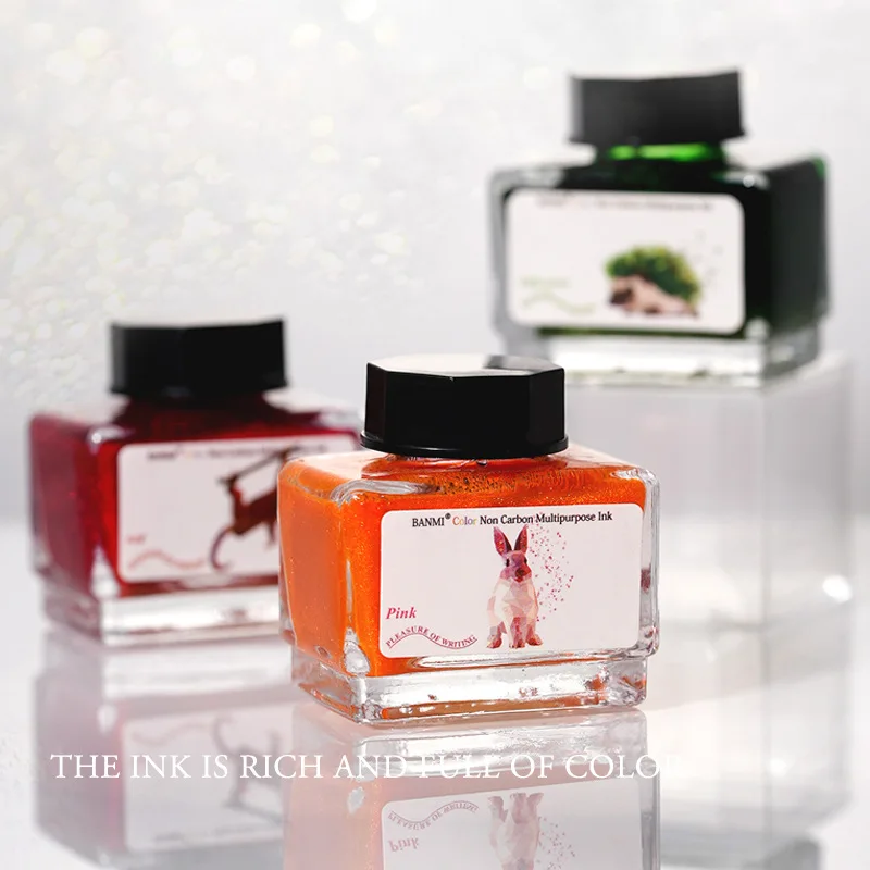 17가지 색상 15ml 글리터 만년필 잉크, 딥펜, 문구, 미술, 사무실, 학교용 잉크, 마존, 홍디안, 진하오 호환