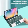 Keyboard Case For Samsung Galaxy Tab S10 Plus S9 S9FE S8+ S6 Lite s7 Detachable Keyboard Funda Cover For SM-X510/X516B X810 X210 2