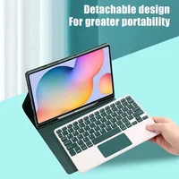 Keyboard Case For Samsung Galaxy Tab S10 Plus S9 S9FE S8+ S6 Lite s7 Detachable Keyboard Funda Cover For SM-X510/X516B X810 X210 2