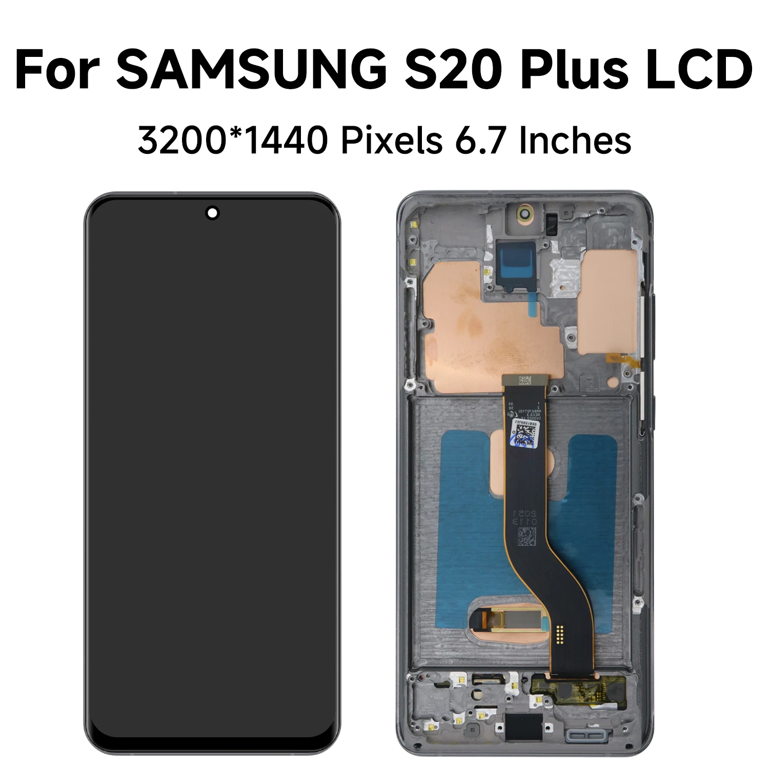 LCD Display Digital Touch Screen Replacement for Samsung S20 Plus 6.7''