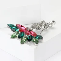 Sparkling Rhinestone Mermaid Brooches for Women Unisex Glamour Pins 4-color Available Casual Party Accessories Gifts 5