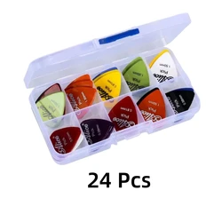 Vibrant Multicolor Premium ABS Guitar Picks Assortment (50/100 Pieces) (1 Box and  24 mixed)