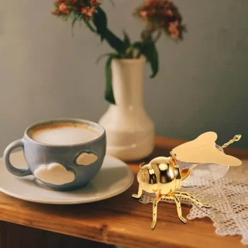 Decorative Bee-Shaped Honey Jar Bee Shaped Honey Jar Storage Dispensing Container Big Belly Simulation Bee Shape Honey Jar 2