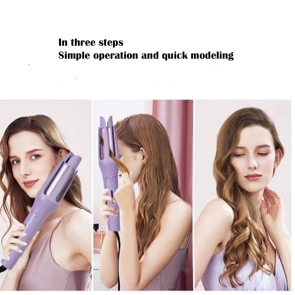 Automatic Electric Rotating Hair Curling Iron Hair Styling Tool_voghion.com