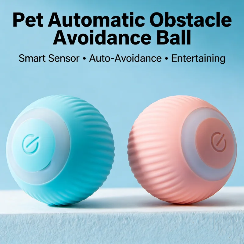 Bite Resistant Smart Automatic Rolling Ball Electric Cat Interactive Toy Self Amusement Boredom Relief Pet Entertainment Ball 2