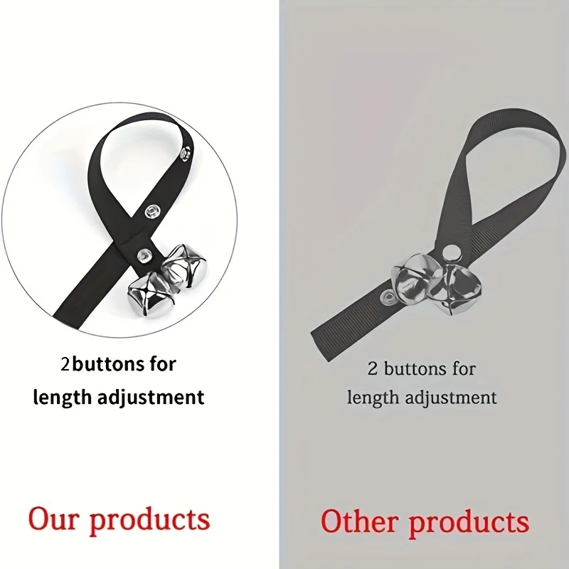 Pet Doorbell Dog Rope Hanging Rope Guide Dogs Doorbell Adjustable Cat And Dog Training Supplies