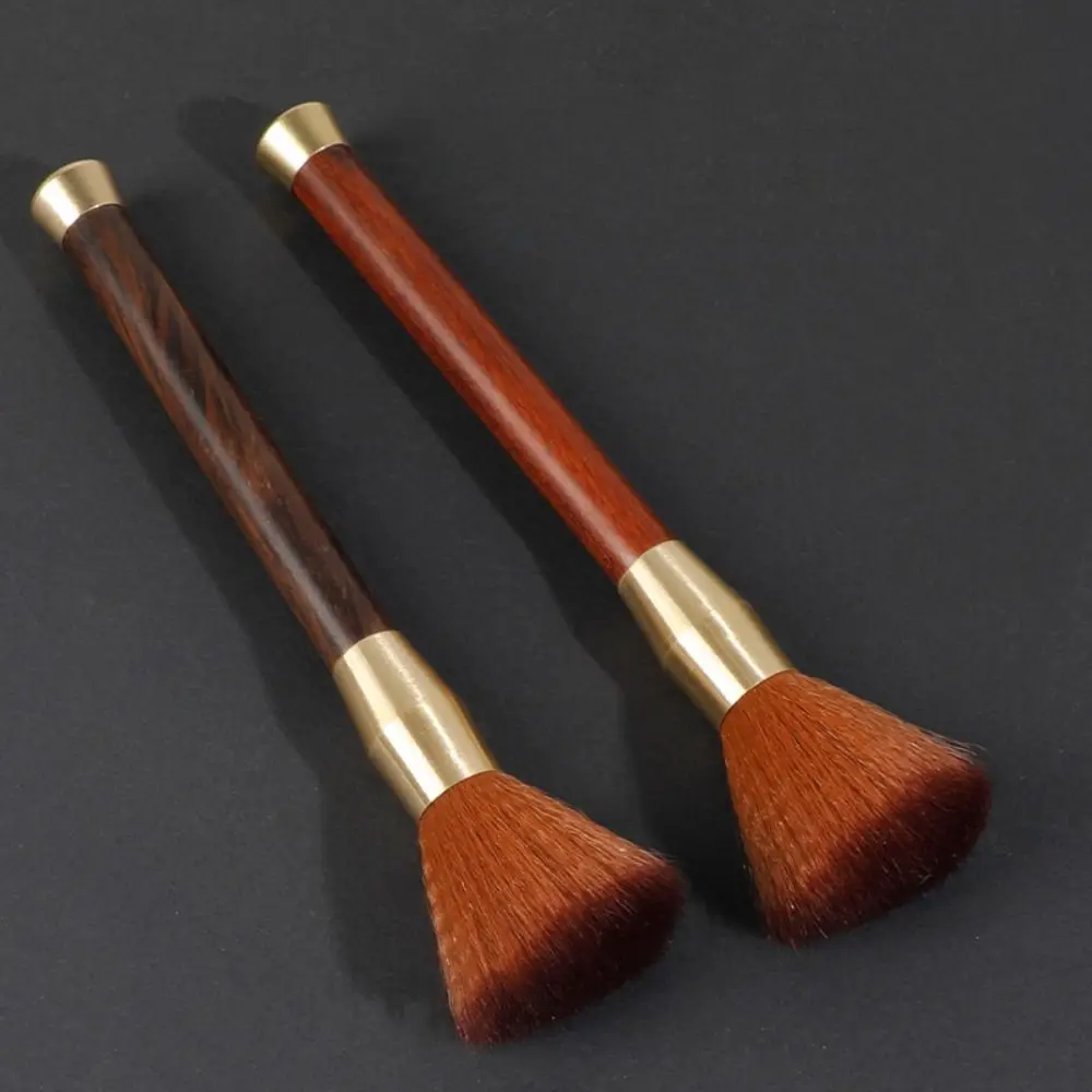 Description Picture 2 of itemWooden Handle Coffee Grinder Brush Coffee Grinder Cleaning Brush With Soft Bristle No Bristles Removal Keyboards Teapot Brush