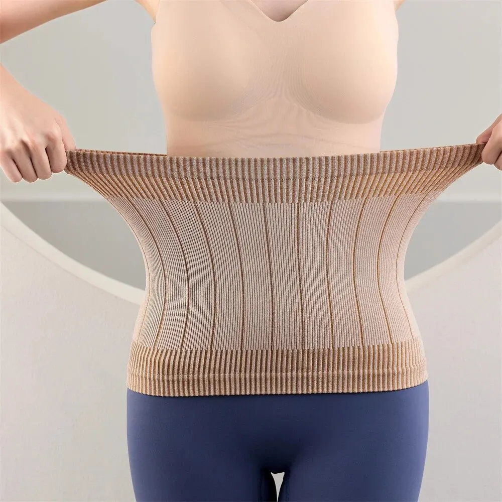 Waist Shaping Belt Waist Shaping Tummy Wrap Warmth Belt Postpartum Strong Slimming Tummy Band Waist Seal Body Shaping Belt Belly Reduction