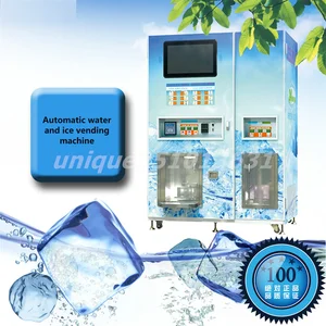 Commercial Automatic Cube Ice Vending Machine 450/900kg/Day Self Serve Hotel Ice Maker and Ice Cube Dispenser Vending Machine