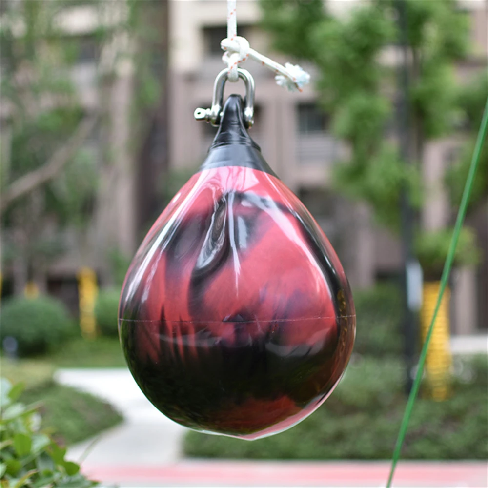 Hanging Boxing Water Punching Sandbag, Taekwondo, Kickboxing, MMA, Free Fighting, Agility Reactivity, Training, 26x37cm
