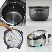 Zojirushi NP-NWC10XB 5.5-Cup Pressure Induction Heating Rice Cooker and Warmer (Stainless Black) 2