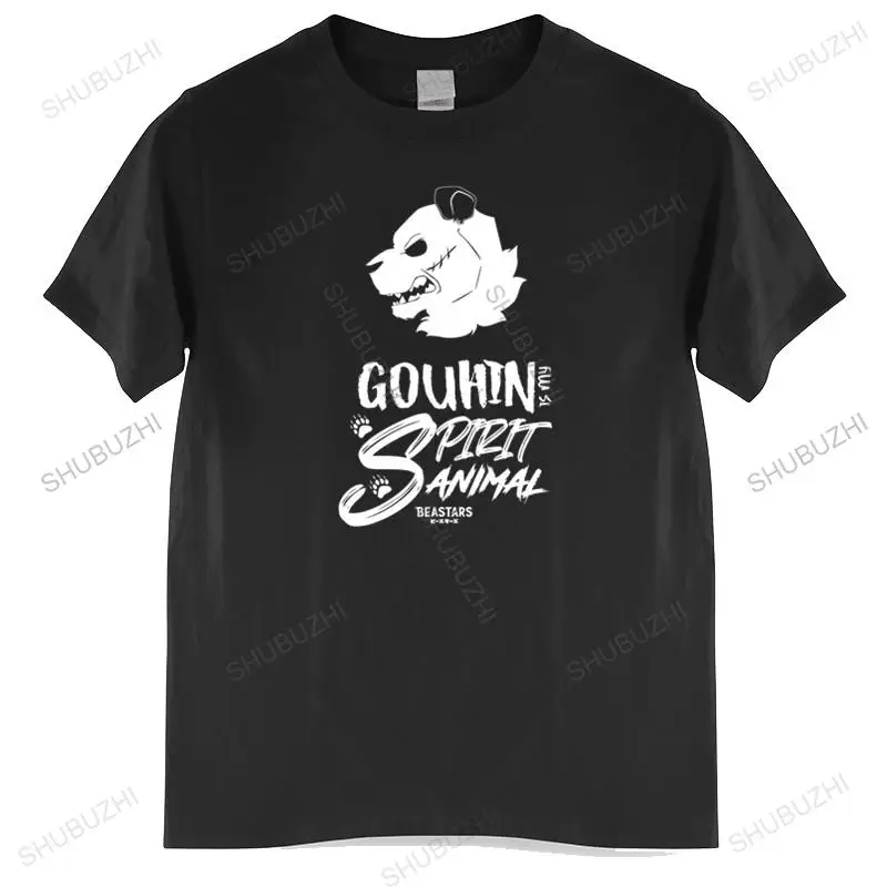 Футболка мужская свободного покроя с короткими рукавами и надписью «Gouhin is my spirit»