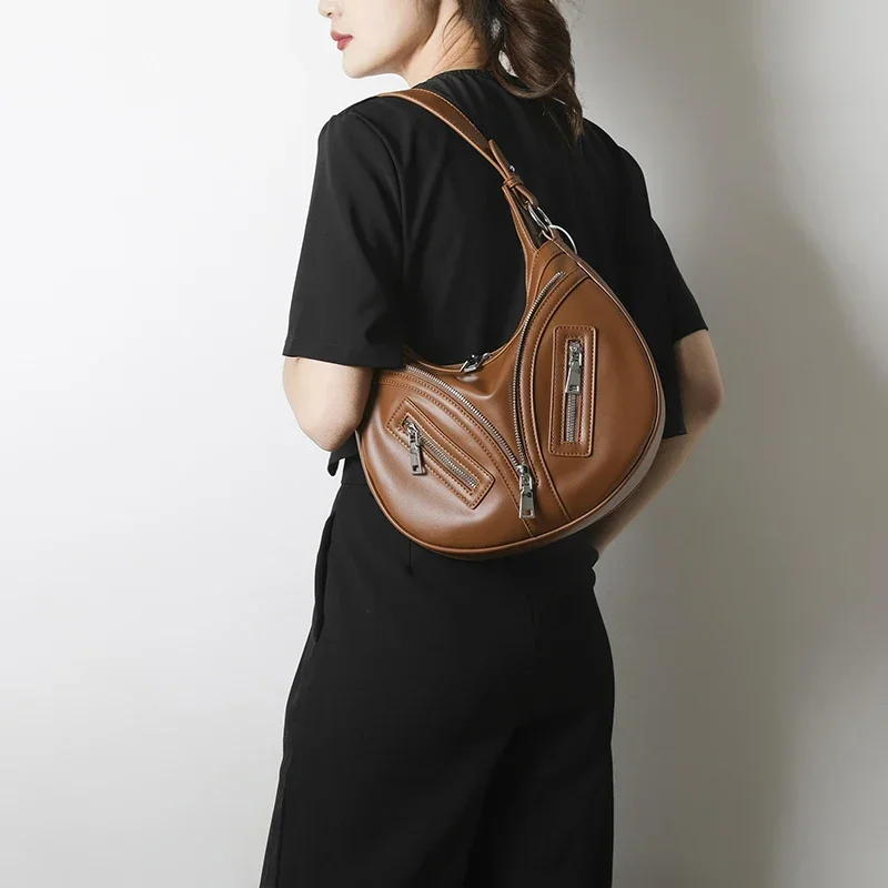 

Women's Bag 2024Half Month Women's Handbag New Crossbody Bag Large Capacity Shoulder Bag Multiple Pockets Underarm Free Shipping
