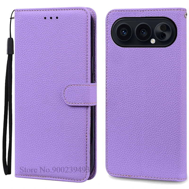 Leather Wallet Flip Case - Stand & Protective Book Cover