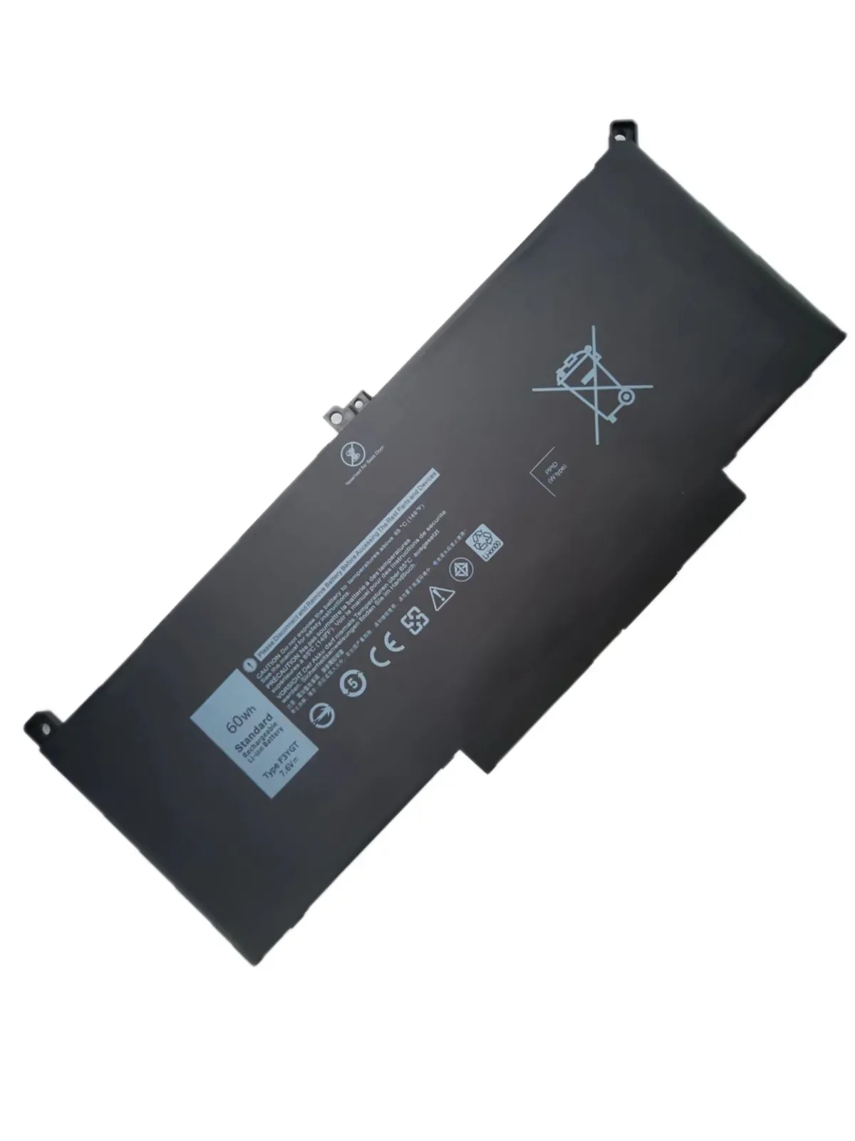 Bateria do Portátil F3ygt Dj1j0 para Dell Dell 7480 2x39g Latitude 12 7000 7280 7290 E7280 E7290 E7380 E7390 13 7000 7380 7390 14 7480 7490 - Imagem 2