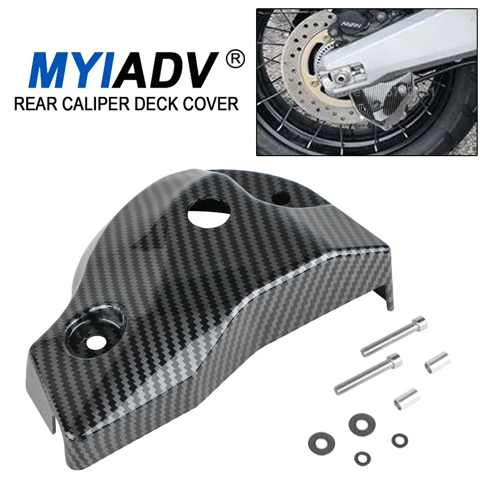 Copri Ponte Pinza Posteriore Moto Per Honda X-Adv750 Xadv750 Xadv 750 2017 2018 2019 Pompa Freno Aspetto Fibra Di Carbonio Proteggi Protezione