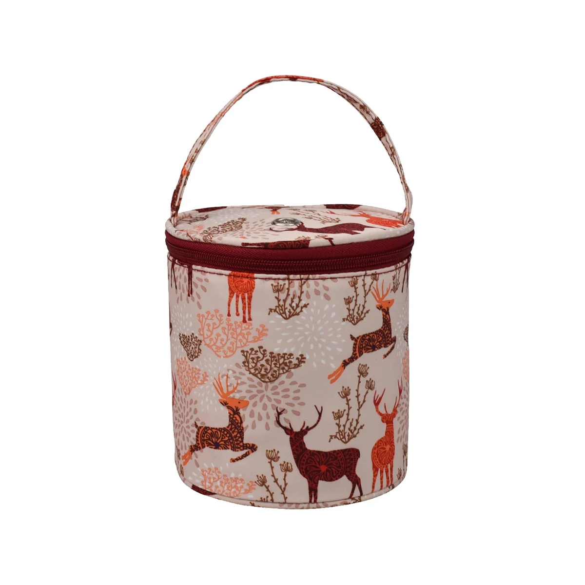 

Портативная сумка для хранения пряжи, небольшой органайзер для вязания пряжи, сумка для хранения на молнии B