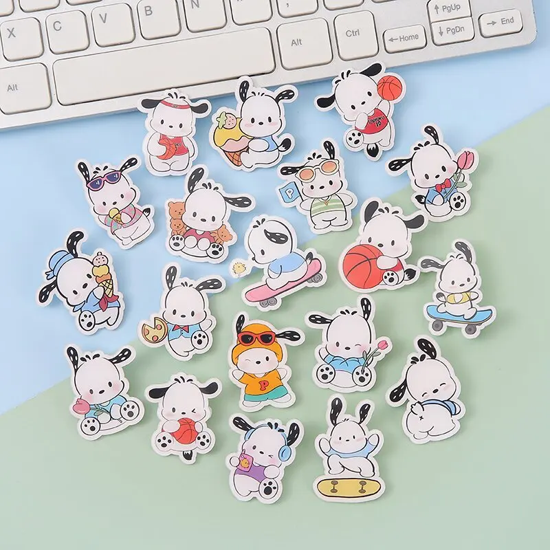 

Kawaii Sanrio аниме милый мультфильм почтовая модель акриловая брошь Детская одежда рюкзак аксессуары Подарки для девочек