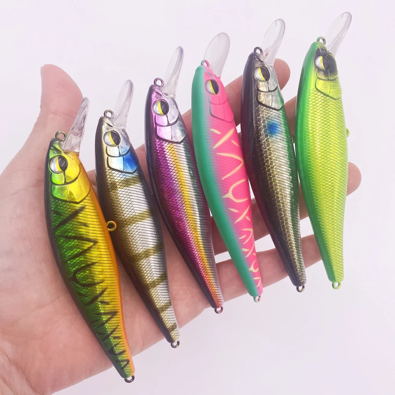 10g/14g Suspend Floating Minnow Fishing Lures Jerkbait Wobbler Hard Bait  With Hook Pike Sea Bass Fishing Crankbait Pesca