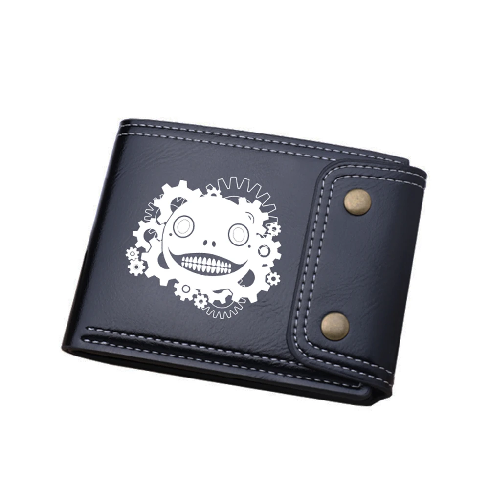 【NieR】COMPACT WALLET【BLACK】GIFT BOX付き NieR:Automata Game Short Wallets YoRHa No. 2 ID Card Holder