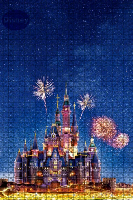 1000 Pieces Puzzle Game Gift Decoration for Disney Mickey Mouse Princess Castle Movie Characters New Series Puzzle Games 4