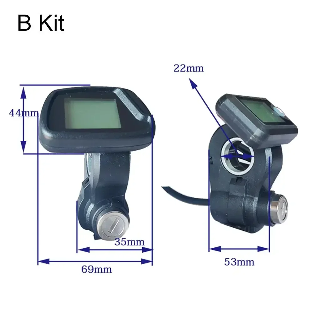 Multifunctional E-Bike LCD Speedometer with Lock