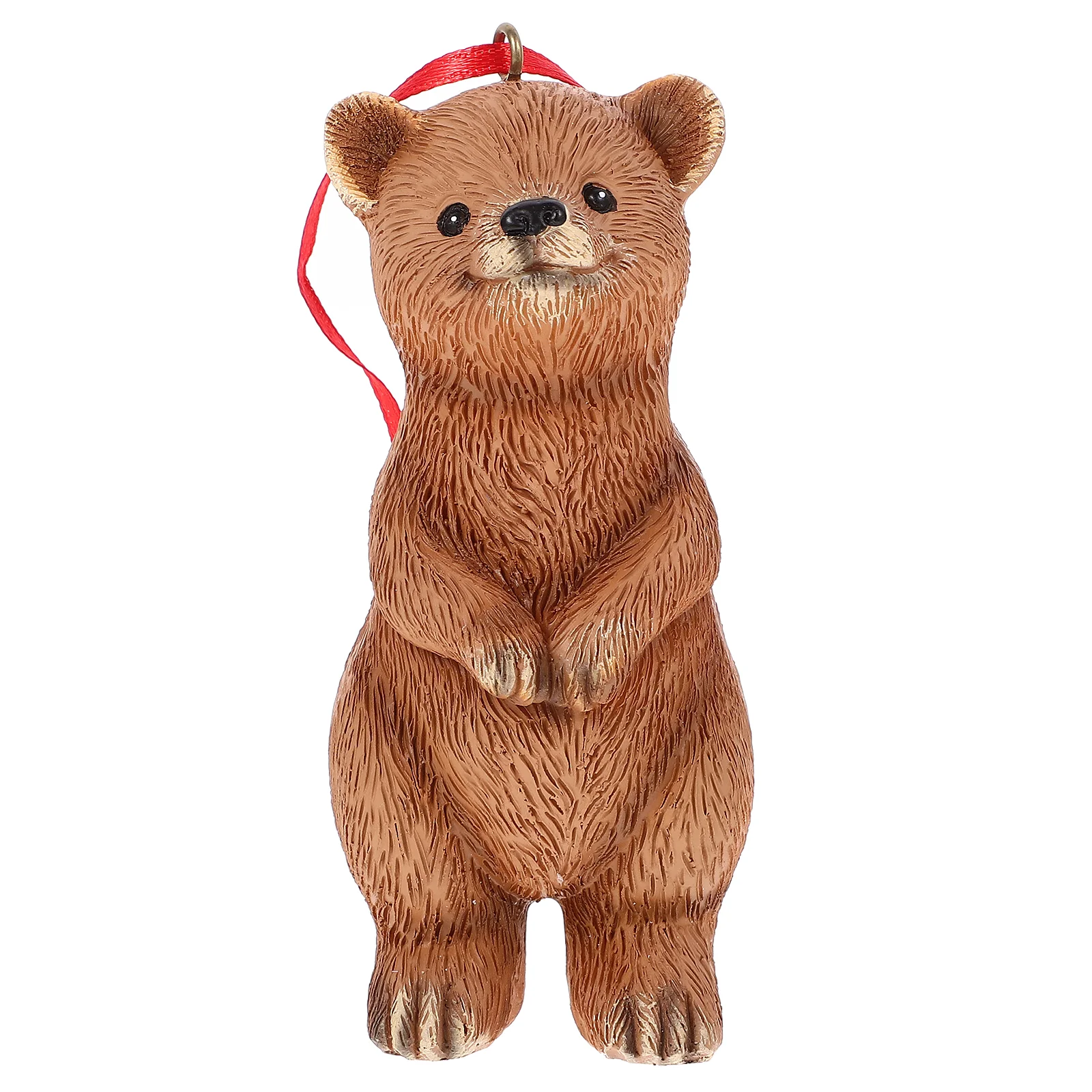 

Delicate Bear Decor Suspending Bear Statue Resin Bear Ornament Courtyard Supply