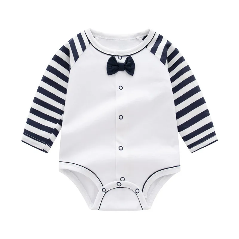 

Infant Jumpsuit spring autumn Newborns Bodysuit Children Clothing Romper baby cotton long-sleeved triangle clothes