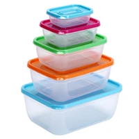 5pcs Plastic Food Containers Set 2