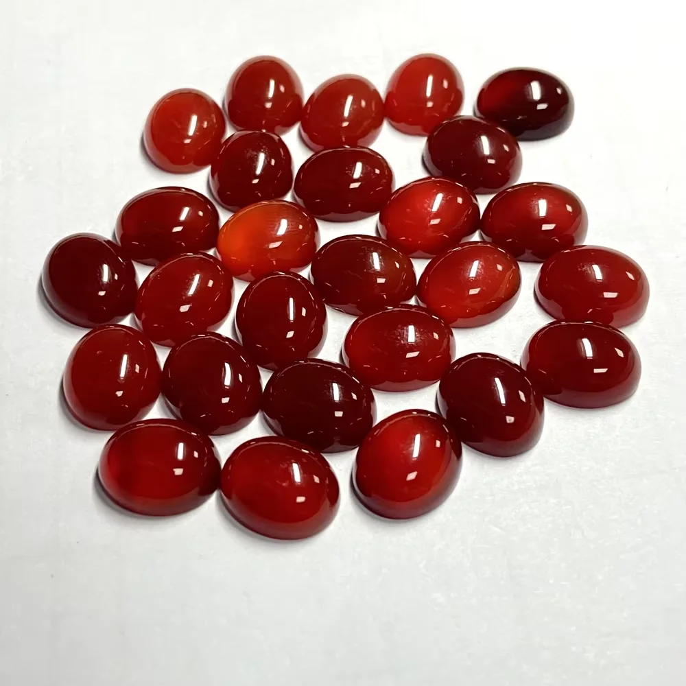 Meisidian Hot Sale Flat Bottom Oval Cabochon 10x12mm Original Natural Jade Gemstone