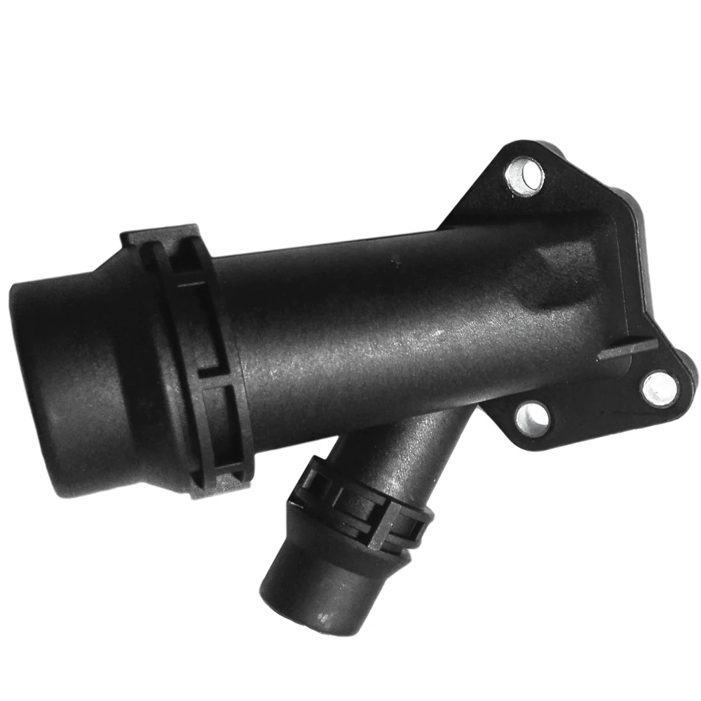1pc Black Coolant Flange Hose 11127806196 for BMW E38 E39 E46 E60 E61 E81 E83 X3 E84 E85 E87 E88 E90 E91 E92 E93 1994-2012 flange engine cooling kit
