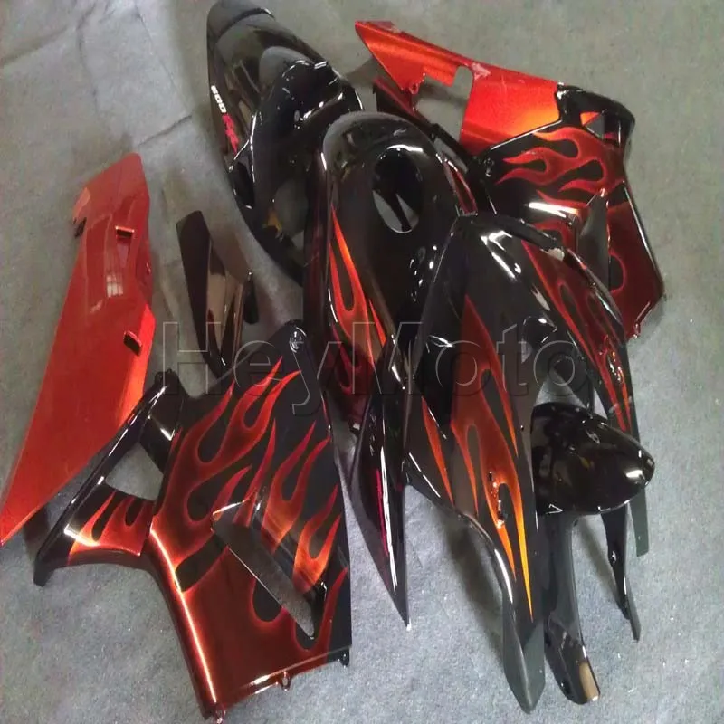 

Инъекционный комплект обтекателей для CBR600RR 2005 2006 оранжевое пламя F5 05 06 CBR 600 RR ABS пластиковый Стандартный комплект