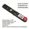 4 In 1 Digital Display Angle Ruler Protractor 3 Bubble Level Guage LCD Display Angle Measuring Tool Woodworking Accessories 6
