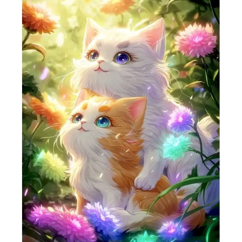 RUOPOTY Paint By Number River Fish Drawing On Canvas Handpainted Painting Art Gift Diy Pictures By Number Animal Kits