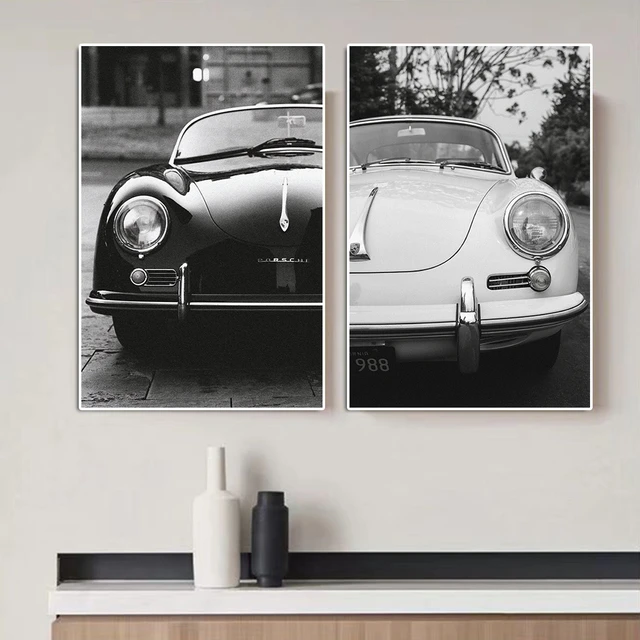 Em promoção! Carro Esportivo Porsche 911 Supercarro De Arte Do Cartaz Tela  De Pintura, Arte De Parede De Impressão De Imagem Para A Sala De Decoração  De Casa Moderna Cuadros