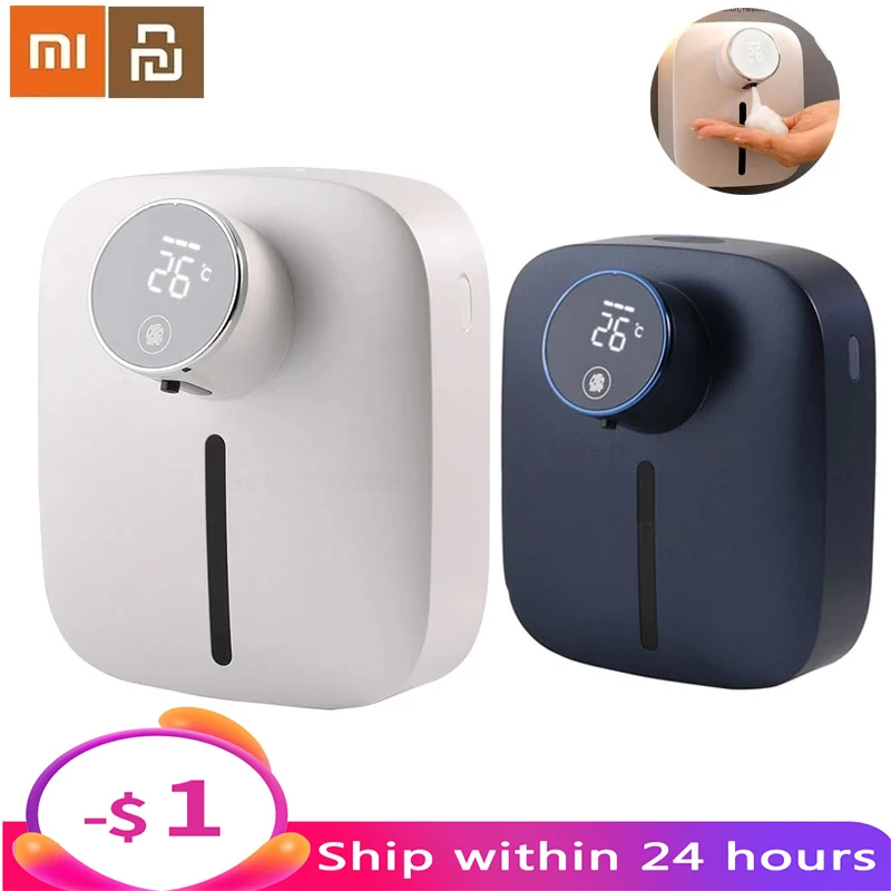 Xiaomi Soap Dispener USB Rechargeable LED Display IPX4 Waterproof Automatic Dispenser Soap Foam 320ML Hand Sanitizer Machine