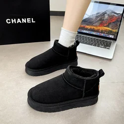 Winter Platform Women‘s Snow Boots Short Plush Warm Casual Shoes 2023 Flat with New Fashion Shoes Waterproof Women Snow Boots