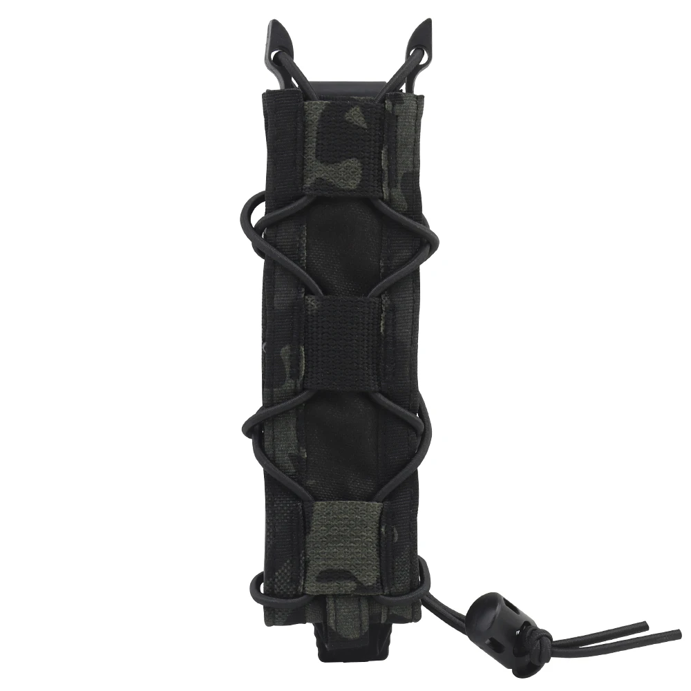 Tasca Tattica Tripla per Caricatori Estesi da 9 Mm, Borsa MOLLE per