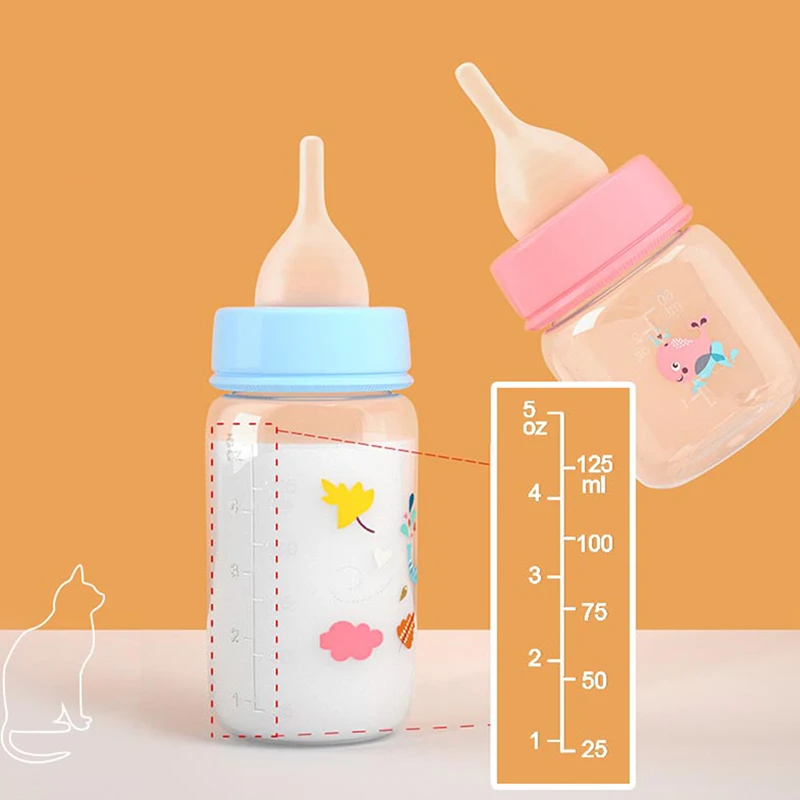 Title 3, Puppy Kitten Feeding Bottle Feeder Set Cat Dog ...