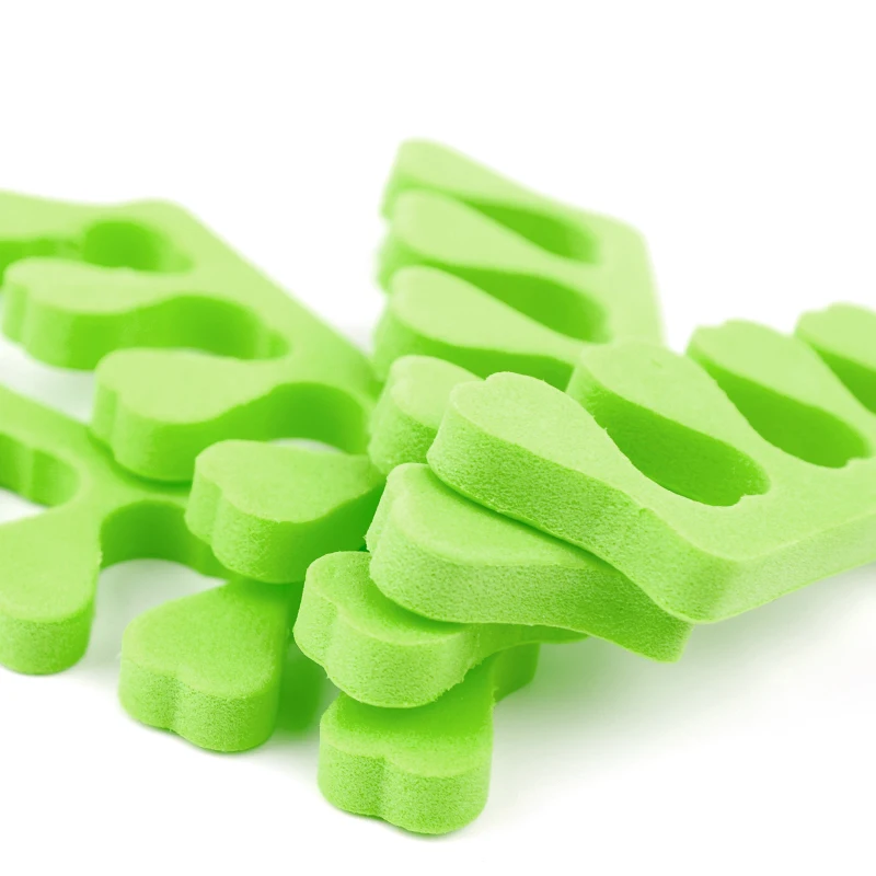 Biutee 50pcs Nail Art Toe Separator Foots Sponge Fingers Separators Soft Gel UV Polish Nail Salon Supplies Pedicure ManicureTool nail art tools toe separators finger toe separator