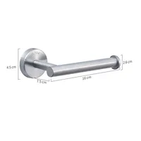 black Toilet Roll Paper Towel Toilet wall Holder Stainless Steel Organizers holder bathroom Self Adhesive Punch-Free Rack Tissue 4