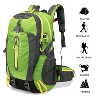 New Camping Backpack 40 Liters Large Capacity Travel Canvas Bag Outdoor Mountaineering Hiking Travel Bag