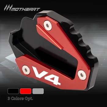 Piedino Laterale in Alluminio CNC per Moto Ducati Multistrada V4 2020-2025, V4S 2020-2025, V4 Rally 2022-2026 - Accessorio in Lega
