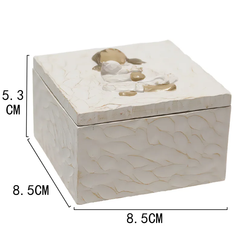 Dog Cat Ashes Funeral Urns Frame Polyresin Memory Box Loss Pet Memorial Gift Memorial Keepsake for Cat Dogs Pet Urn