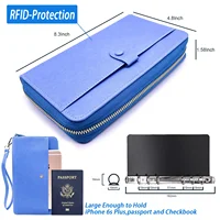 Fashion Wallet Women Purse Long Purse Coin Case Passport Bag  women Credit Card Holder Multi-functional Creative Mobile Wallets 2