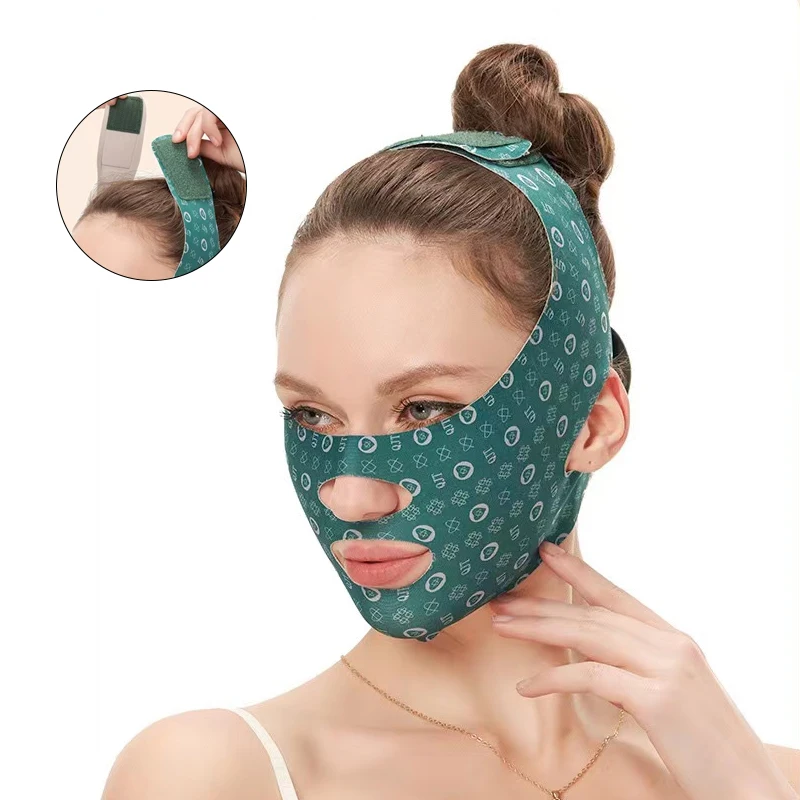 

Breathing V-Shaped Lift Line Facial Lift Firming Sleep Mask High-Stretch Slimming Face Eliminating Leg-LineFacial Bandages