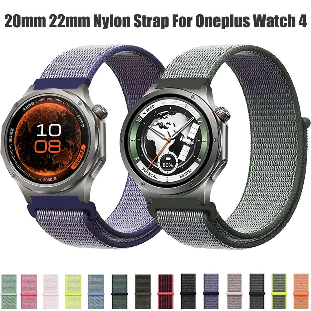 Nylon Loop Wristband 20mm/22mm - Universal Fit, Durable and Stylish Bracelet Strap